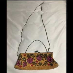 New beaded crossbody clutch